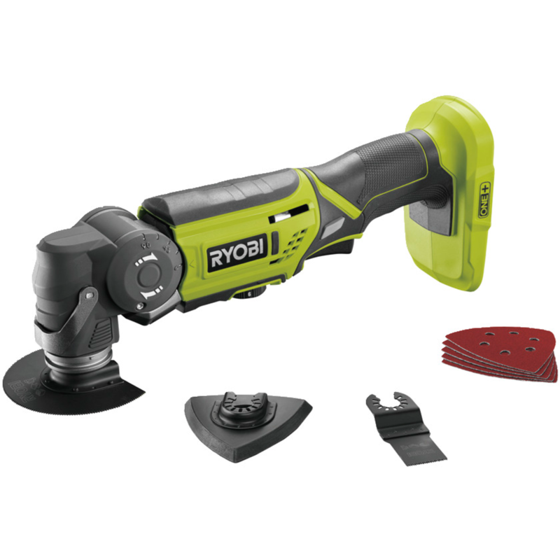 Ryobi ONE+ Akku-Multitool R18MT-0, 18Volt Multifunktions-Werkzeug, grün/schwarz