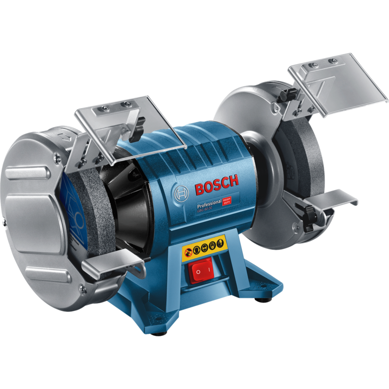 Bosch Professional GBG 60-20 Professional Doppelschleifer, blau/schwarz, 600