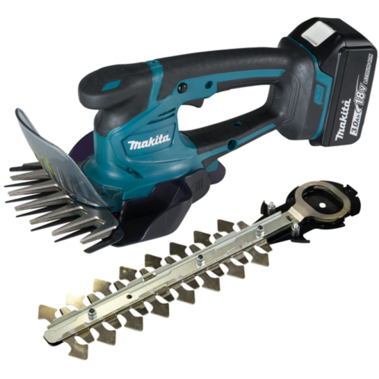 Makita Akku-Grasschere DUM604RFX, 18Volt, blau/schwarz, Li-Ionen Akku 3,0Ah