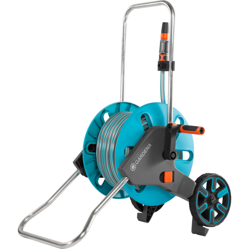 GARDENA Schlauchwagen CleverRoll M Set, türkis/grau, 20 Meter, mit Anschlüssen