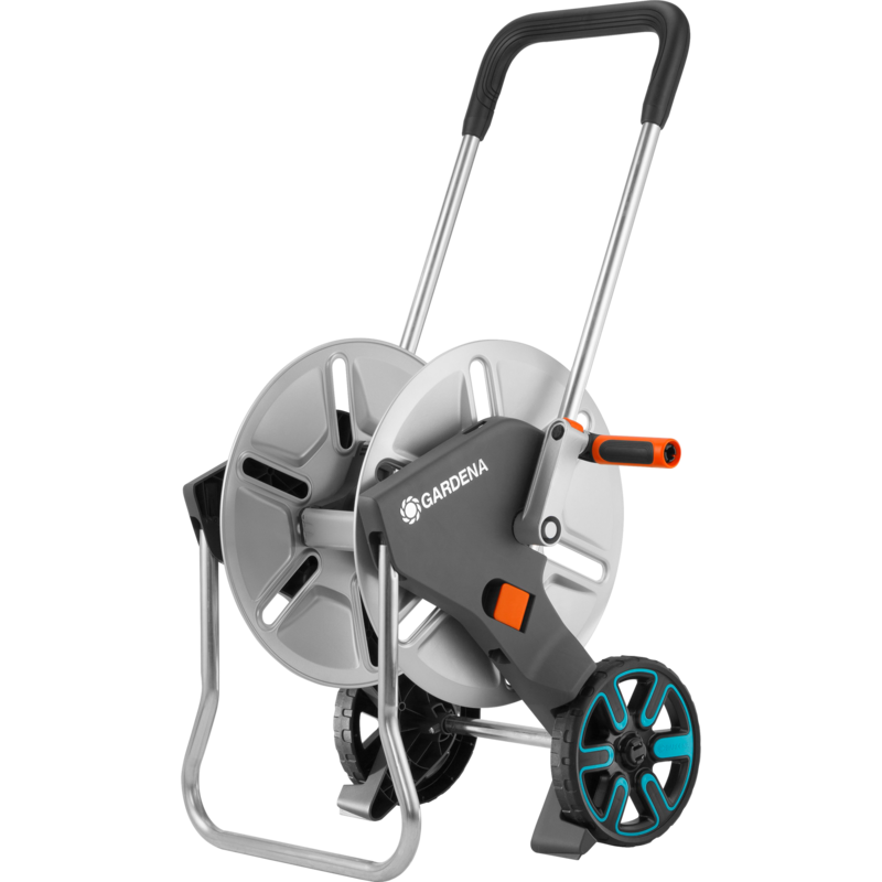 GARDENA Schlauchwagen CleverRoll M Metall, grau/orange
