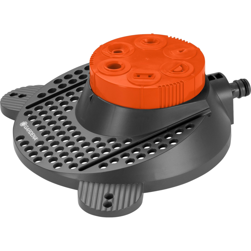 GARDENA Classic 6-Flächenregner Boogie Regner, grau/orange