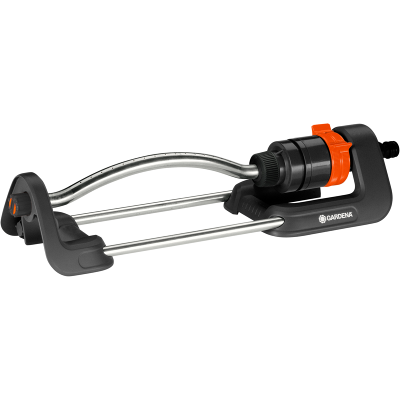 GARDENA Viereckregner Aqua S Regner, grau/orange