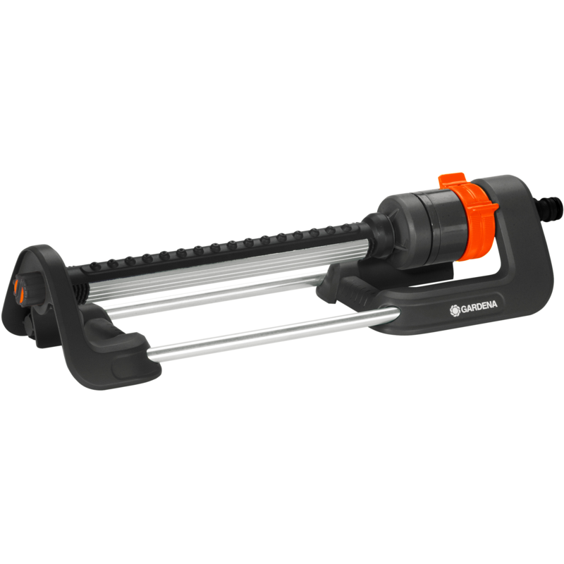 GARDENA Viereckregner Aqua M Regner, grau/orange