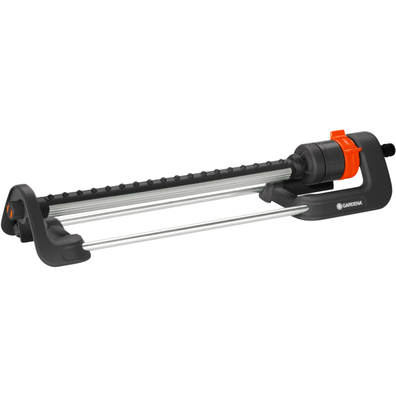 GARDENA Viereckregner Aqua L Regner, grau/orange