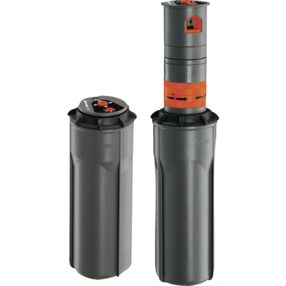 GARDENA Turbinen-Versenkregner T 200 Regner, grau