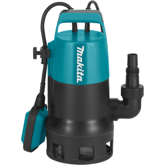 Makita Klar-/Schmutzwasser-Tauchpumpe PF0410 Tauch- / Druckpumpe, blau/schwarz