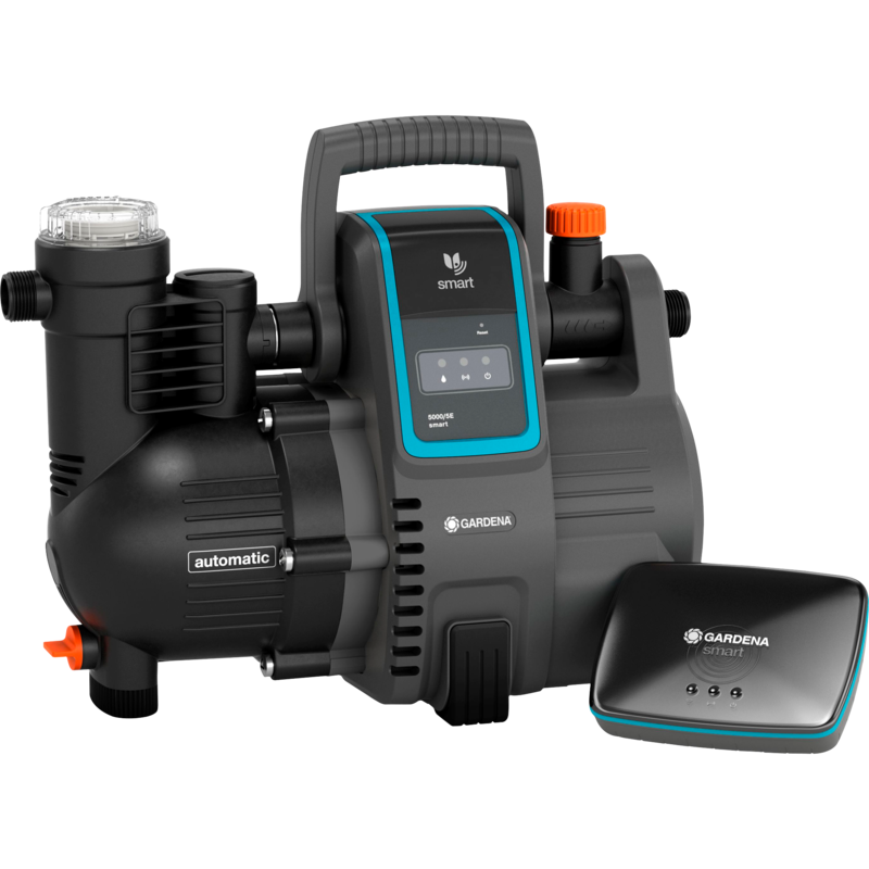 GARDENA smart Haus- & Gartenautomat 5000/5 Set Pumpe, schwarz, 1.300 Watt, mit