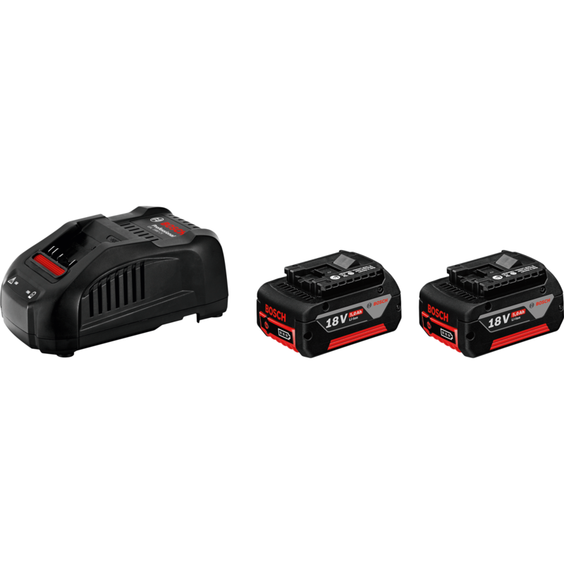 Bosch Professional Starter-Set 18V (2x GBA 18V 5.0Ah + GAL 1880 CV Professional)