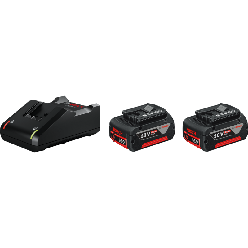 Bosch Professional PRO Starter-Set 18V (2x GBA 18V 4,0Ah + GAL 18V-40
