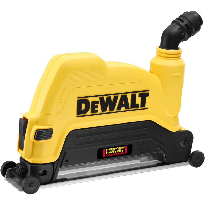 DEWALT Winkelschleifer-Schutzhaube 230mm, gelb/schwarz, für Staubabsaugung