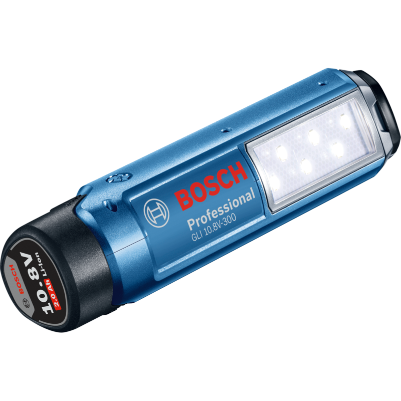 Bosch Professional GLI 12V-300 Solo Arbeitsleuchte, blau, ohne Akku und