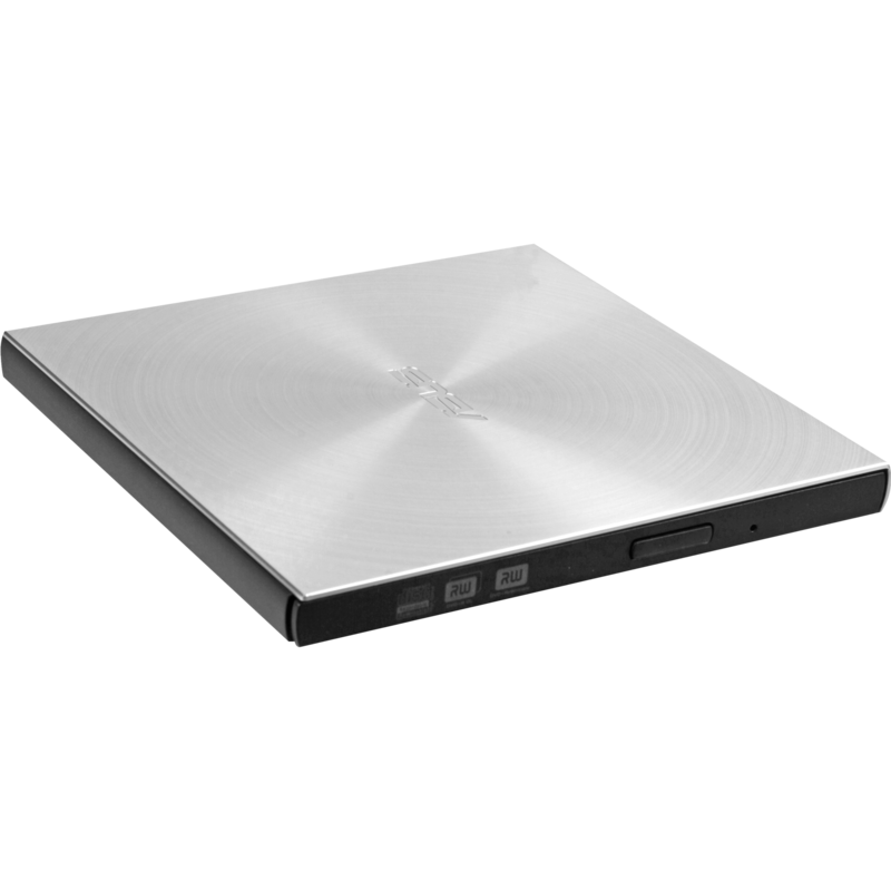 ASUS SDRW-08U5S-U externer DVD-Brenner, silber, USB 2.0, M-DISC