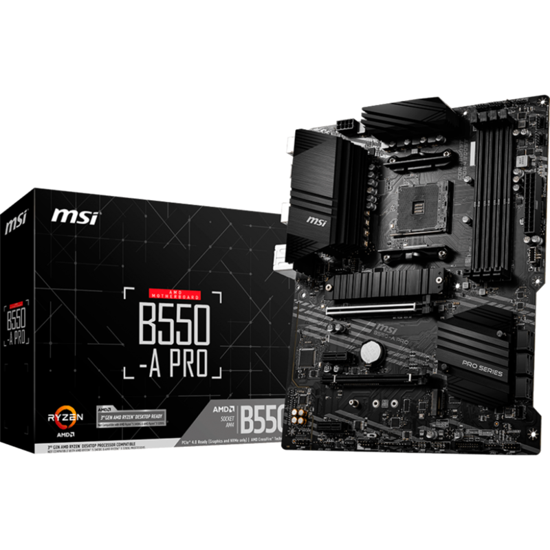 MSI B550-A PRO Mainboard, schwarz