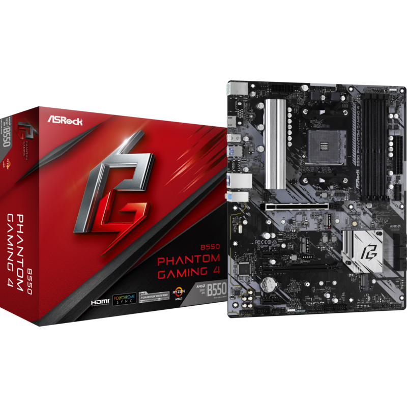 ASRock B550 Phantom Gaming 4 Mainboard