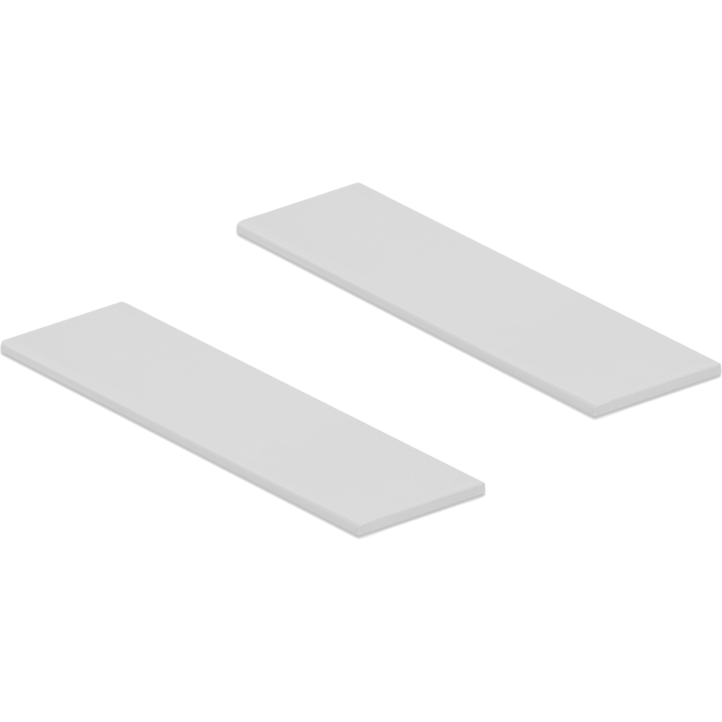 DeLOCK Wärmepad Set (2 Stück) 70 x 20 mm für M.2 Module Wärmeleitpads, grau