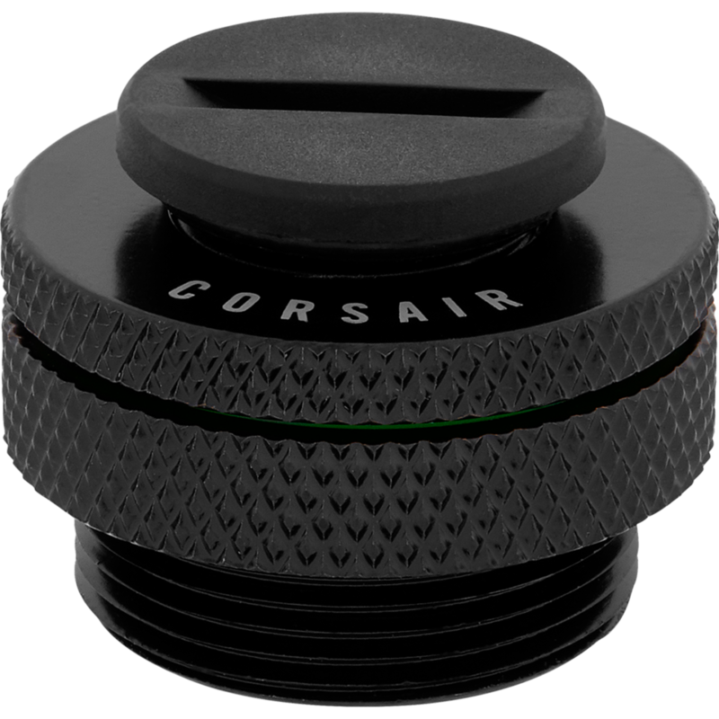 Corsair XF Fill Port Stopfen, schwarz, kompatibel mit CORSAIR XF Fittings