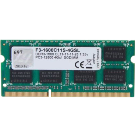 G.Skill SO-DIMM 4 GB DDR3-1600 Arbeitsspeicher