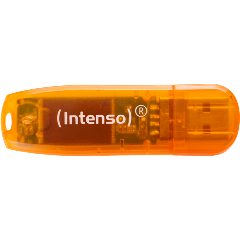 Intenso Rainbow Line 64 GB USB-Stick, orange, USB 2.0