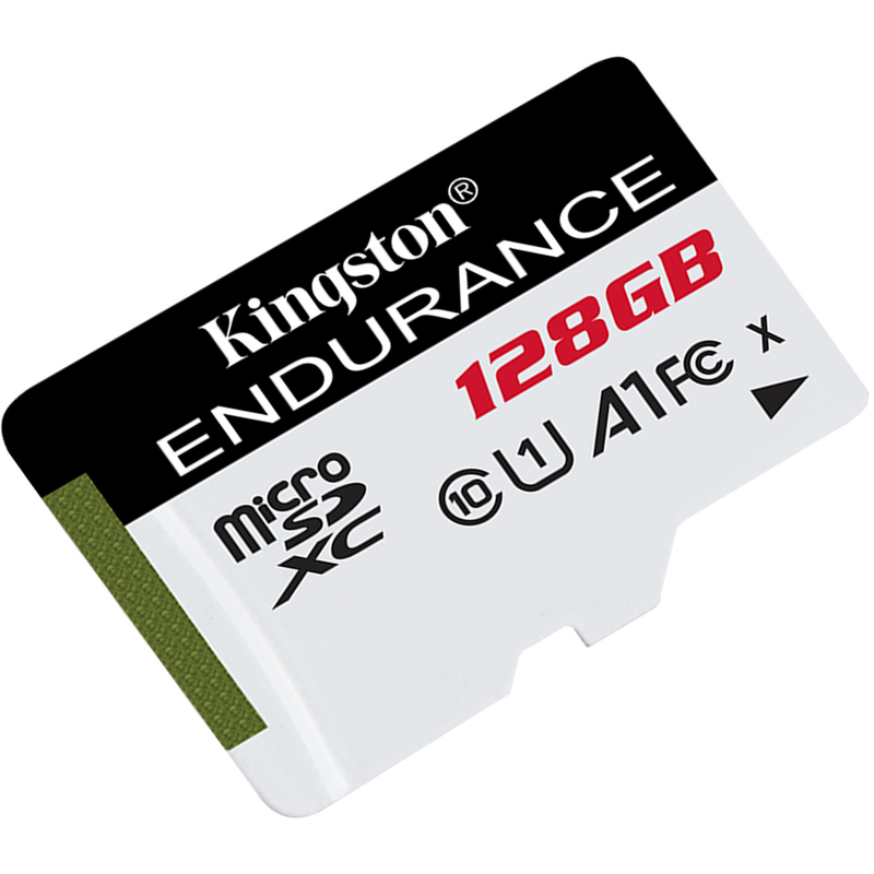Kingston High Endurance 128 GB microSDXC Speicherkarte, weiß/schwarz, UHS-I U1
