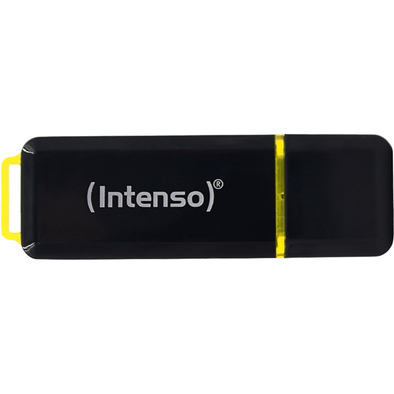 Intenso High Speed Line 256 GB USB-Stick, schwarz/gelb, USB-A 3.2 Gen 1