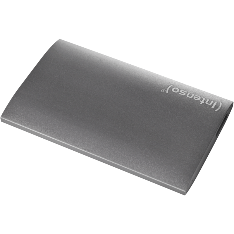 Intenso Portable SSD Premium 256 GB, anthrazit, USB-A 3.2 Gen 1 (5 Gbit/s), 1,8"