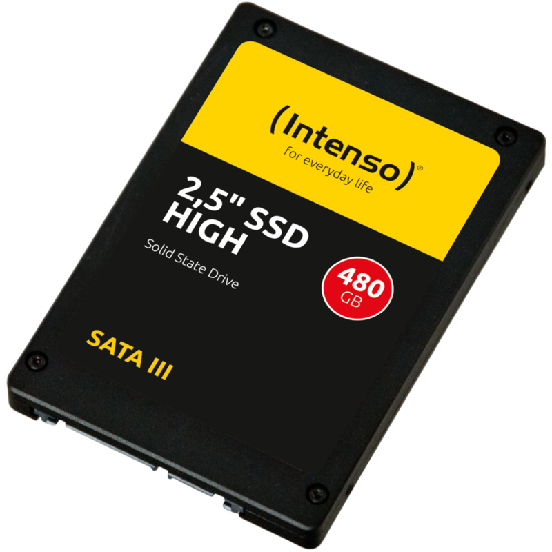Intenso High 480 GB SSD, SATA 6 Gb/s, 2,5"