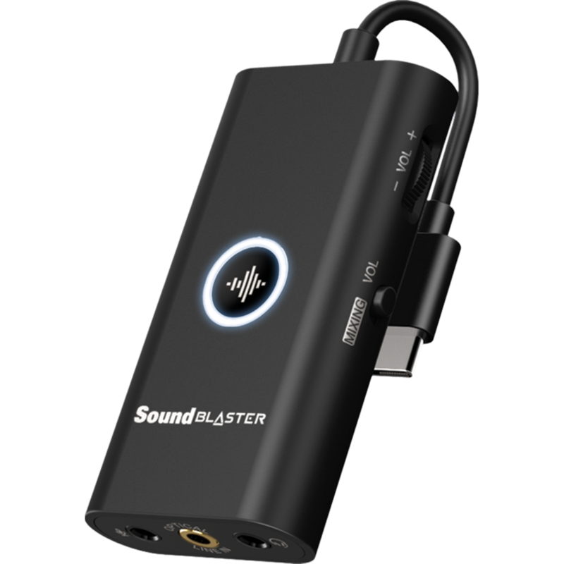 Creative Sound Blaster G3 Soundkarte, schwarz, Für PlayStation 4, Nintendo