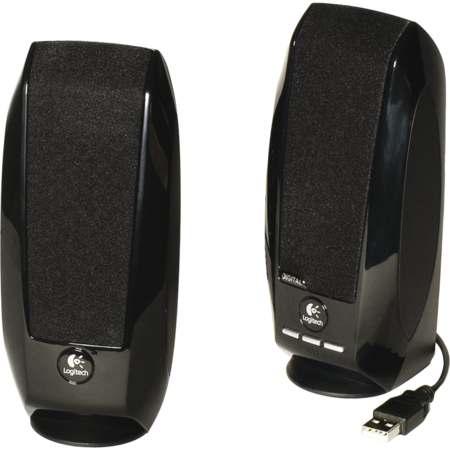 Logitech S150 Digital USB PC-Lautsprecher, schwarz