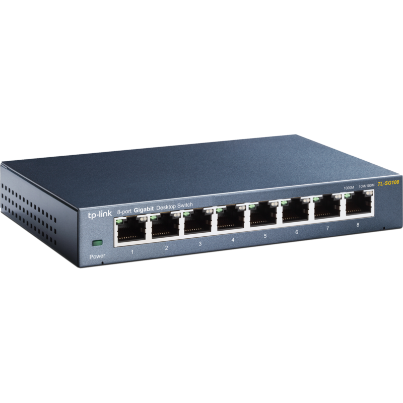 TP-Link TL-SG108 Switch, grau