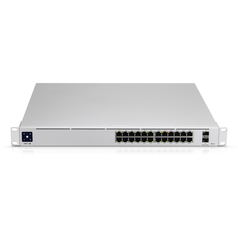 Ubiquiti USW-Pro-24-POE Switch, grau, 400W PoE Budget
