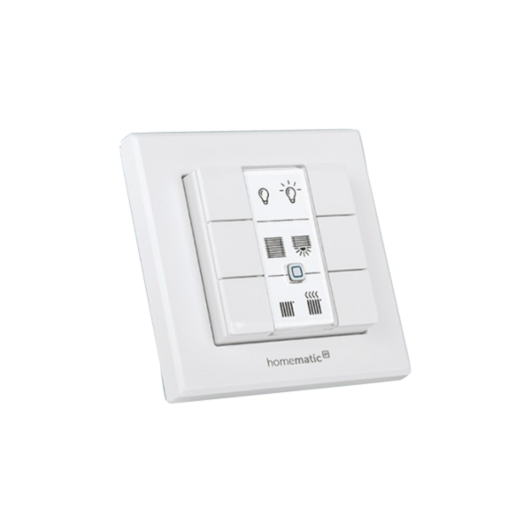 Homematic IP Smart Home Wandtaster 6 - fach (HMIP-WRC6) Taster, 6 Tasten