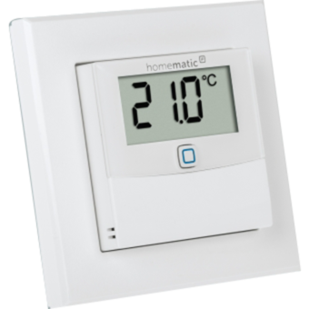 Homematic IP Smart Home Temperatur & Luftfeuchtigkeitssensor mit Display