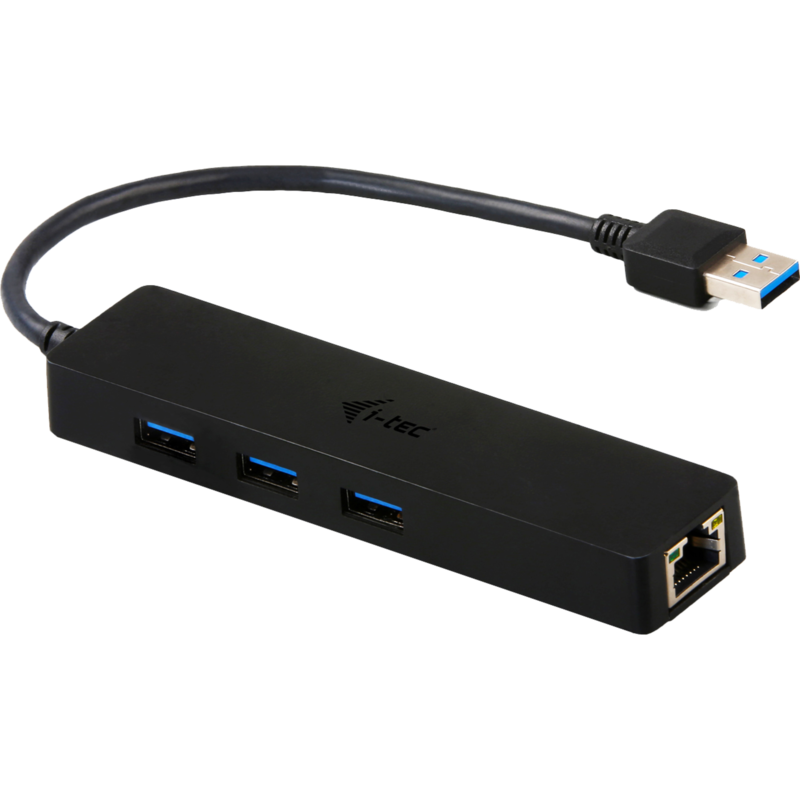 i-tec USB 3.0 Slim HUB 3 Port G-LAN USB-Hub