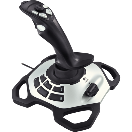 Logitech Gaming Extreme 3D Pro Precision Joystick, schwarz/silber