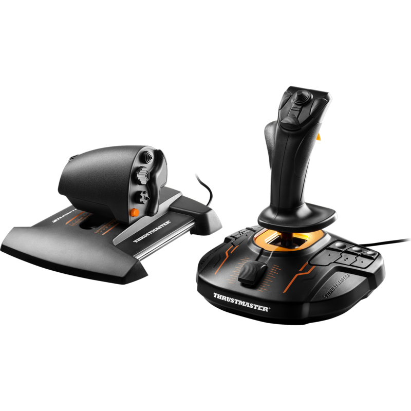 Thrustmaster T.16000M FCS Hotas, schwarz/orange