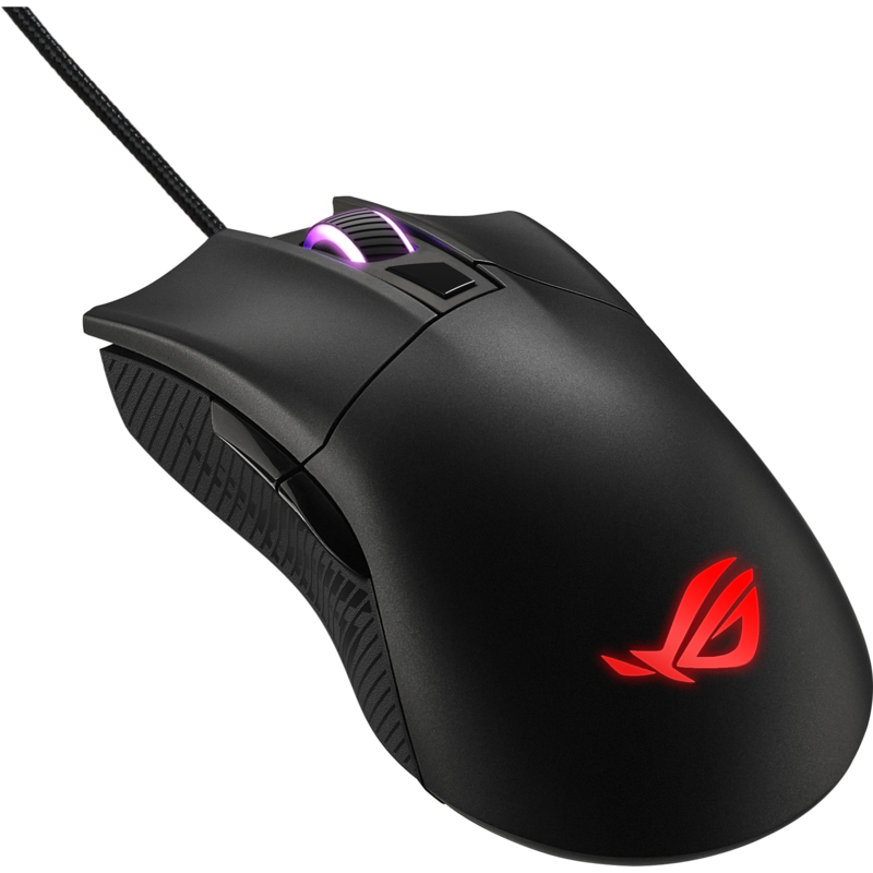 ASUS ROG Gladius II Core Gaming-Maus, schwarz, Gebraucht