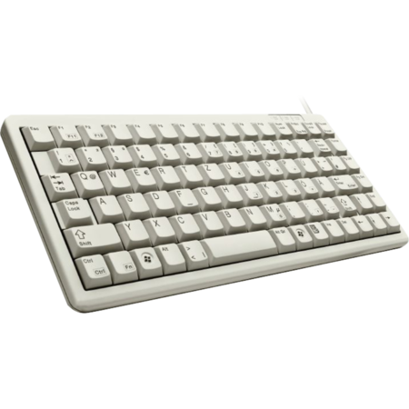 CHERRY Compact-Keyboard G84-4100 Tastatur, weiß