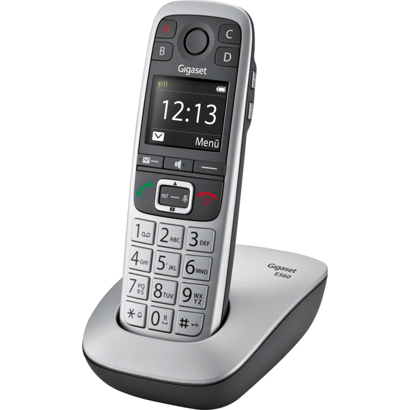 Gigaset E560 analoges Telefon, grau
