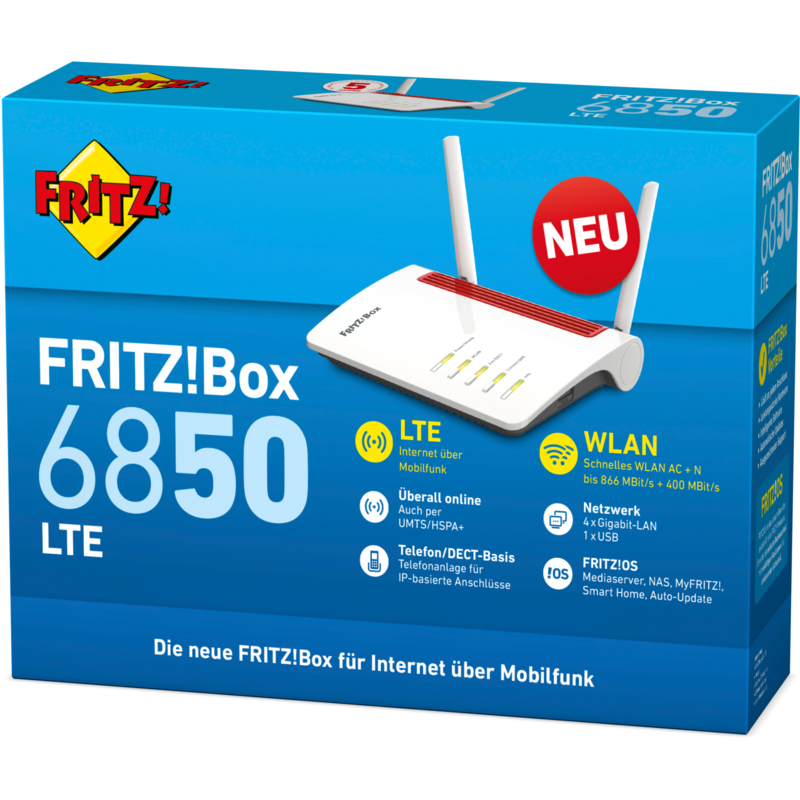 FRITZ! Box 6850 LTE Mobile WLAN-Router, Gebraucht