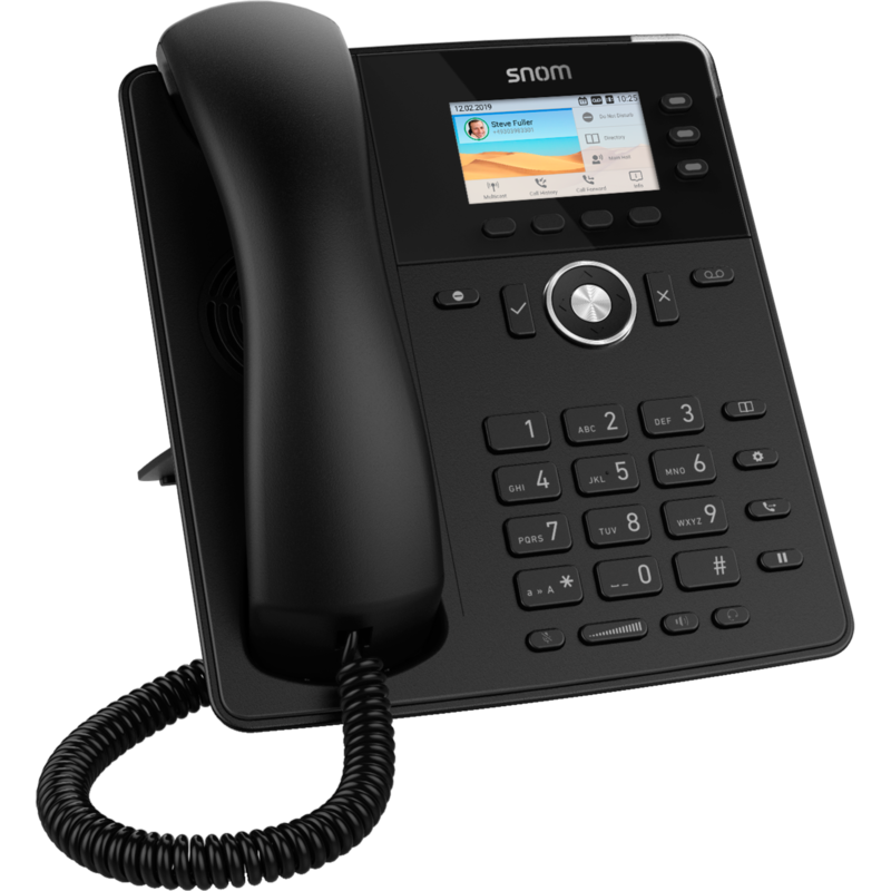 snom D717 VoIP-Telefon, schwarz