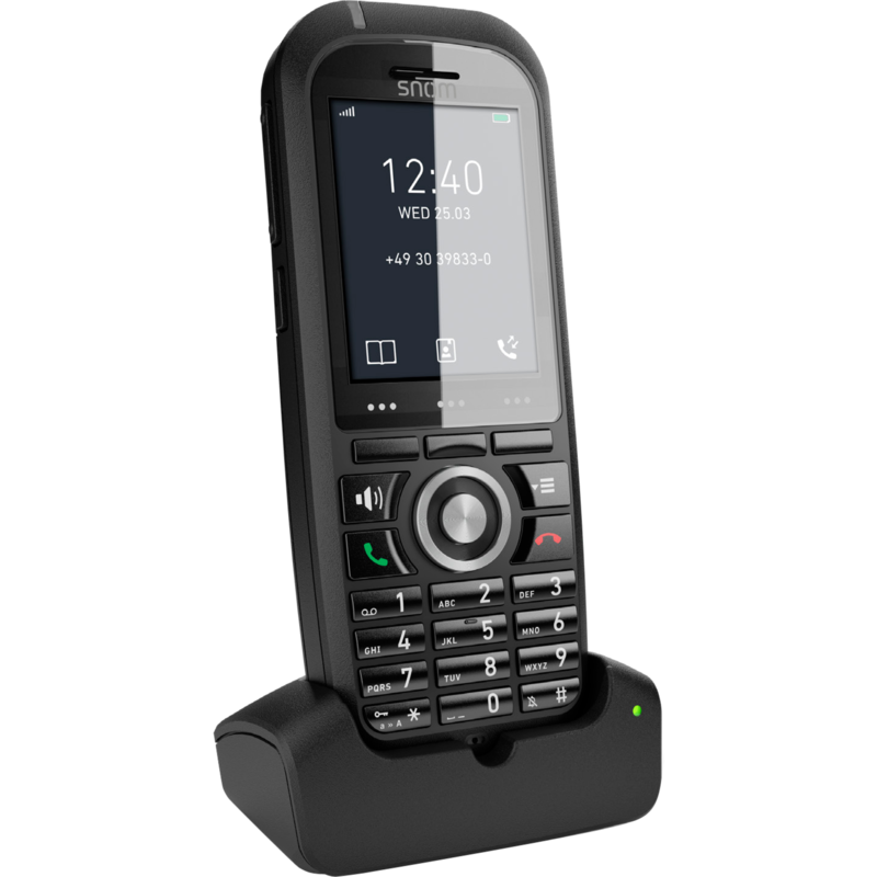 snom M70 DECT analoges Telefon, schwarz