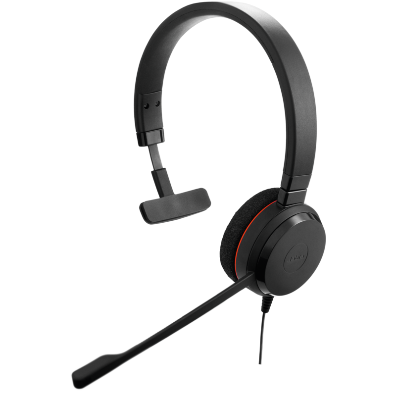 Jabra Evolve 20 MS Mono Headset, schwarz
