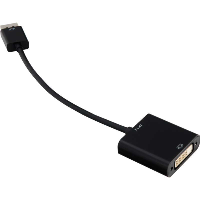 Sharkoon DisplayPort 1.2 > DVI24+1 Converter Kabel, schwarz, 15 cm