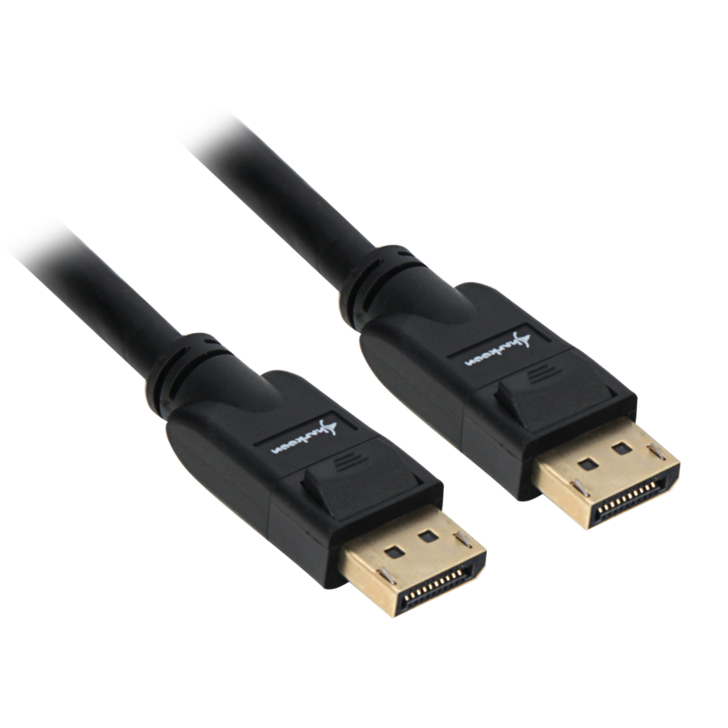 Sharkoon Kabel Displayport 1.3 (Stecker > Stecker) 4K, schwarz, 5 Meter