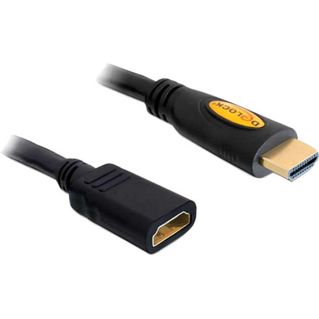 DeLOCK Verlängerungskabel High Speed HDMI mit Ethernet, HDMI A Stecker > HDMI A