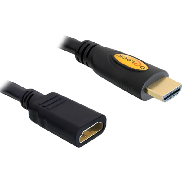 DeLOCK Verlängerungskabel High Speed HDMI mit Ethernet, HDMI A Stecker > HDMI A