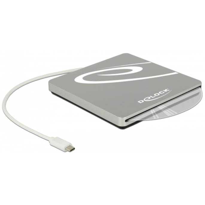 DeLOCK Externes Gehäuse für 5.25′′ Slot-in Slim SATA Laufwerke 9,5 / 12,7 mm zu