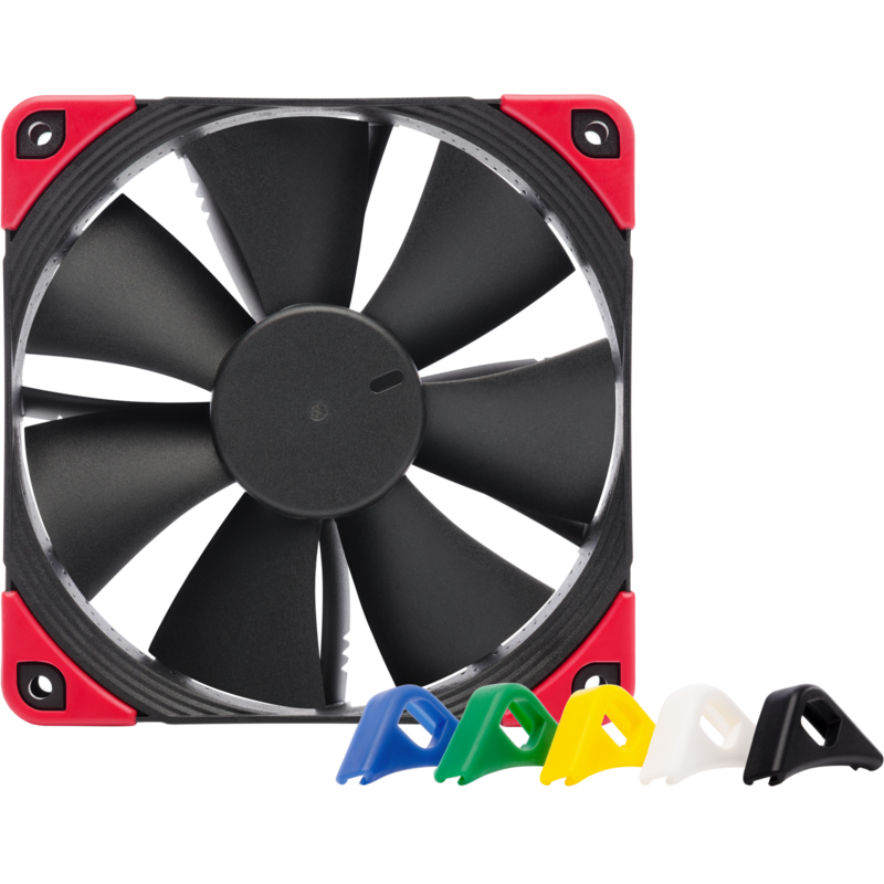 Noctua NF-F12 PWM Gehäuselüfter, schwarz, chromax.black.swap