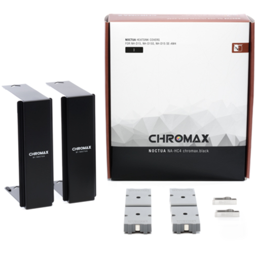 Noctua NA-HC4 chromax black Abdeckung, schwarz
